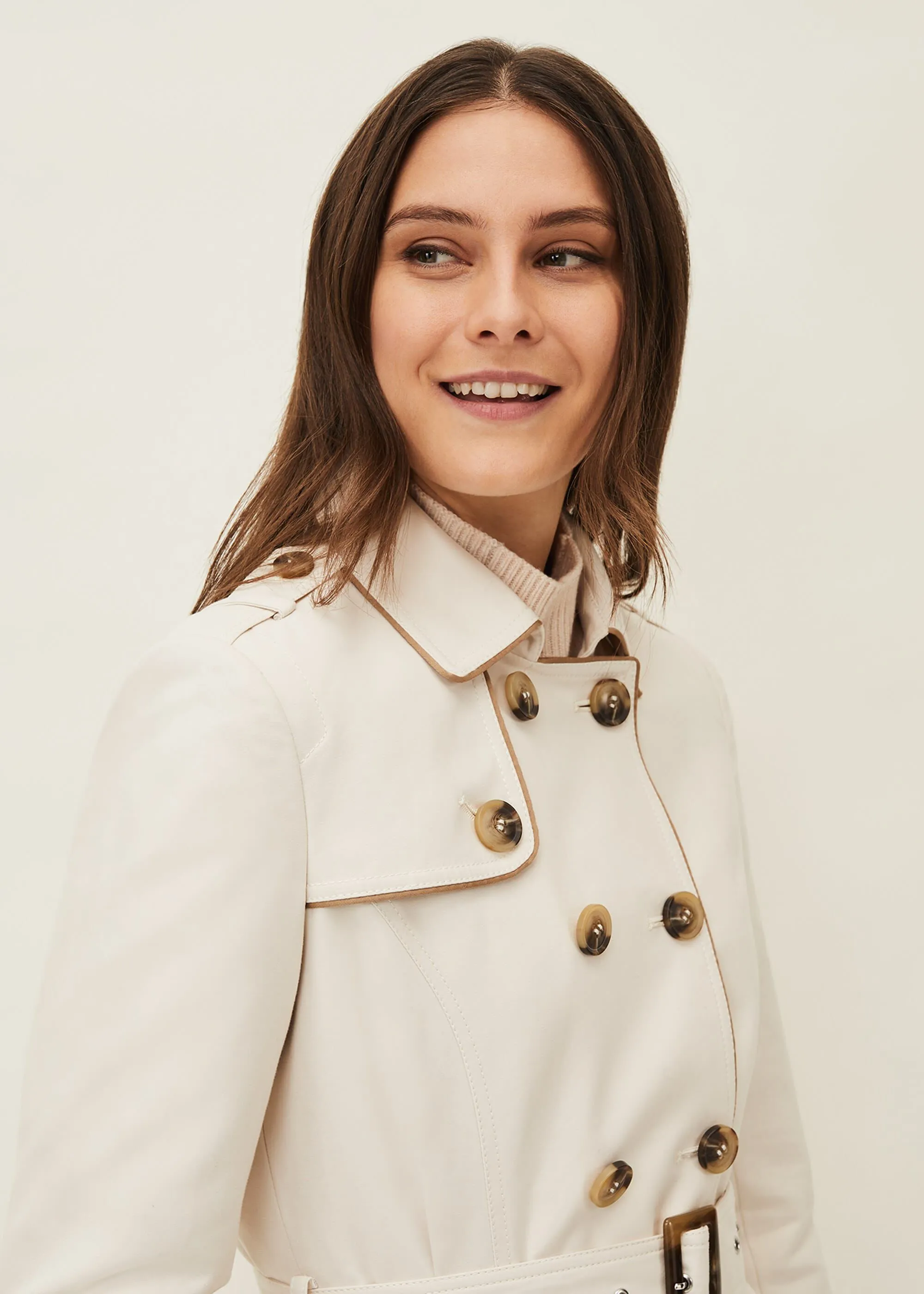 Tali Tipped Trench Coat