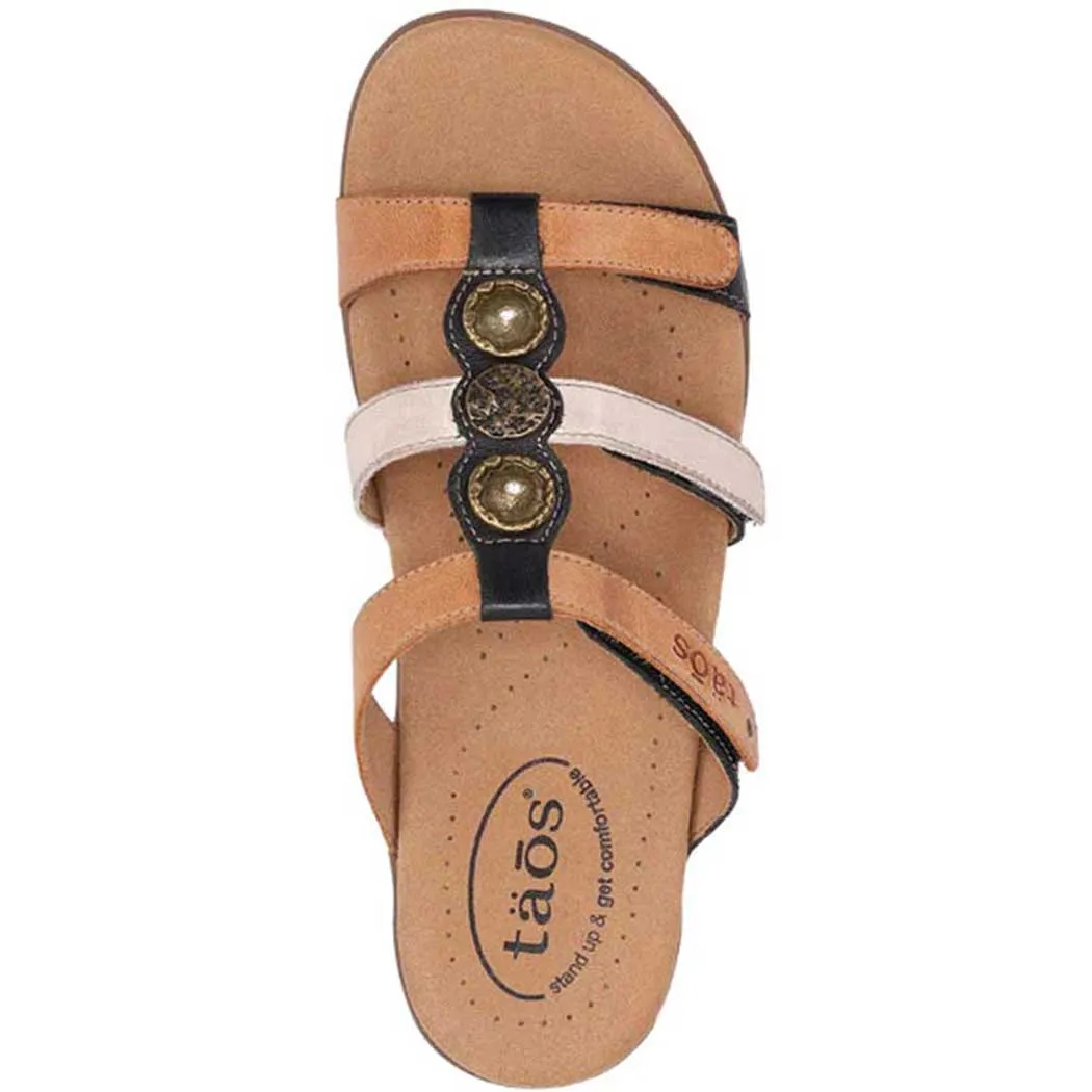 Taos Prize 4 Slide Sandal Tan Multi (Women's)