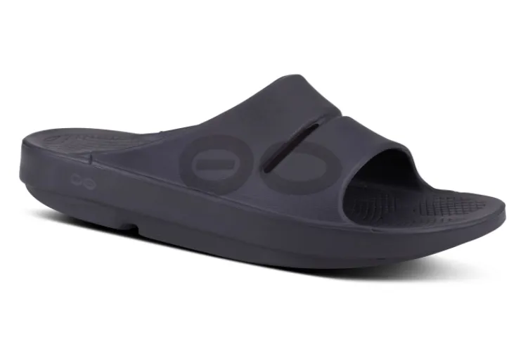 UNISEX OOFOS OOAHH (1500) SPORT SLIDE SANDAL – BLACK MATTE