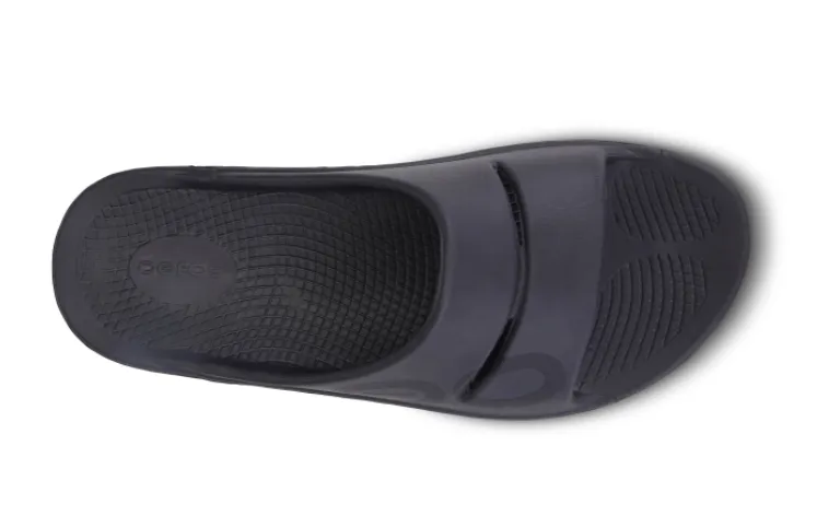 UNISEX OOFOS OOAHH (1500) SPORT SLIDE SANDAL – BLACK MATTE