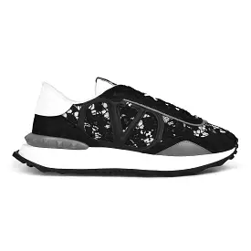 VALENTINO  V LOGO LACE TRAINERS