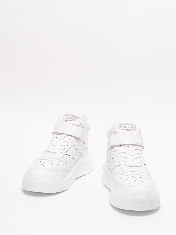 Versace `odissea` mid-top sneakers