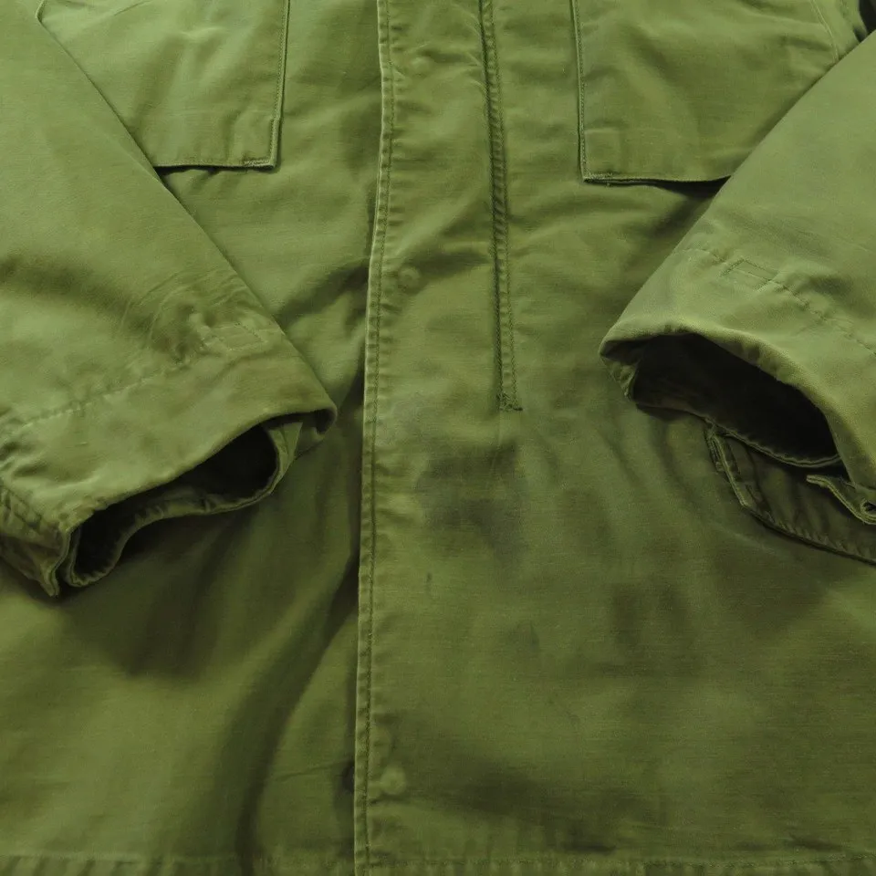 Vintage 1970s Vietnam John Ownbey M-65 Field Jacket L Regular Removable Liner