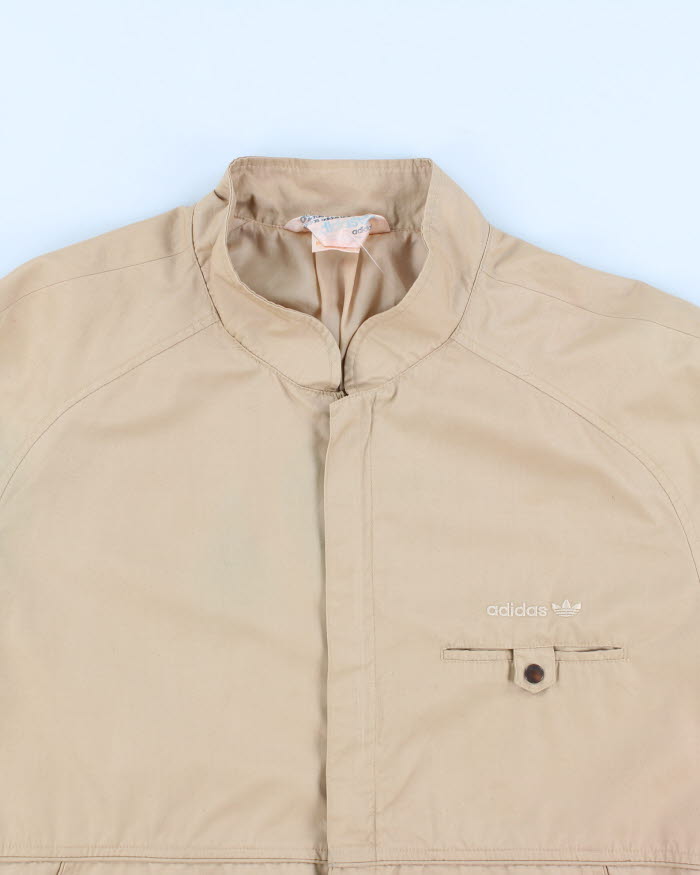 Vintage 70s Adidas Beige Light Jacket - L/XL