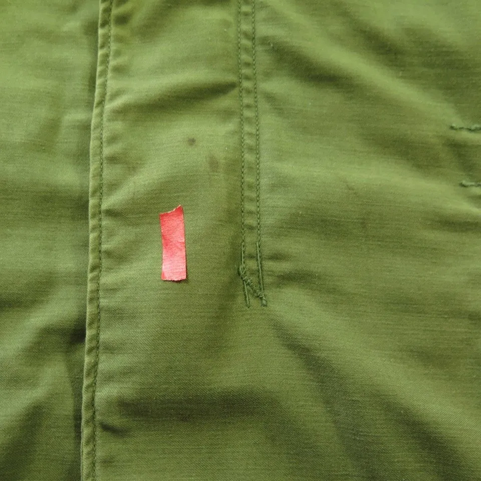 Vintage 70s M-65 Alpha Field Jacket Mens L Short Military OG-107 Vietnam