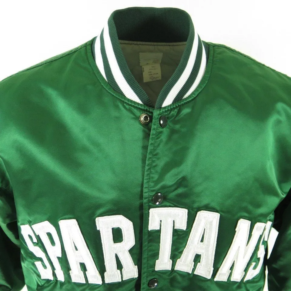 Vintage 70s Michigan State Spartans Jacket XL Felco Union Made College