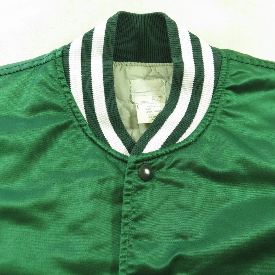 Vintage 70s Michigan State Spartans Jacket XL Felco Union Made College