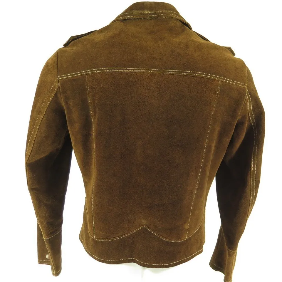 Vintage 70s Schott Meltor Cowhide Jacket Men 40