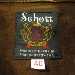 Vintage 70s Schott Meltor Cowhide Jacket Men 40