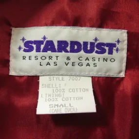 Vintage 70s Stardust Las Vegas Casino Jacket S Deadstock Nos Pocker Corduroy