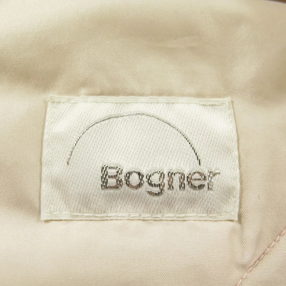 Vintage 80s Bogner Ski Jacket Womens L Retro Puffy Snowboard Pastel Yellow