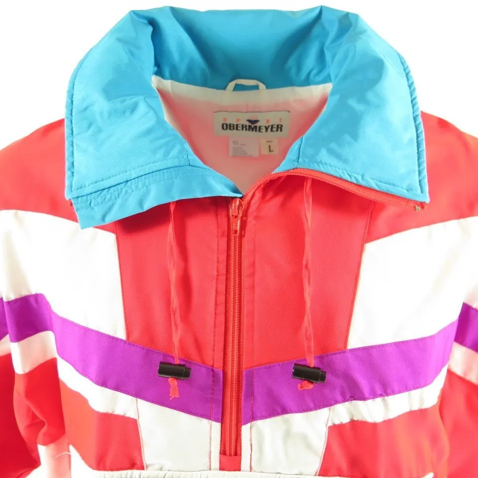 Vintage 80s Obermeyer Ski Winter Shell Cobra Jacket Mens L