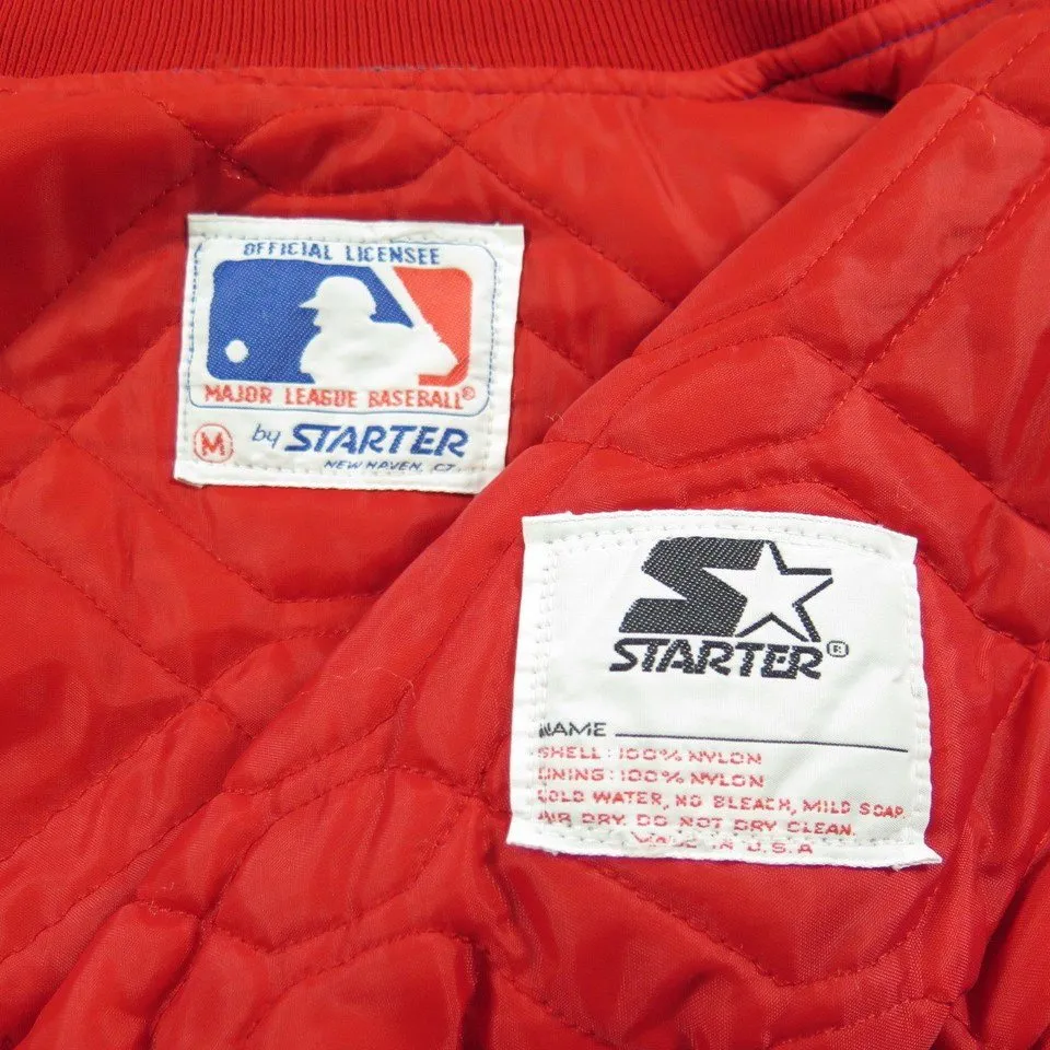 Vintage 80s Starter MLB Baseball Atlanta Braves Jacket M