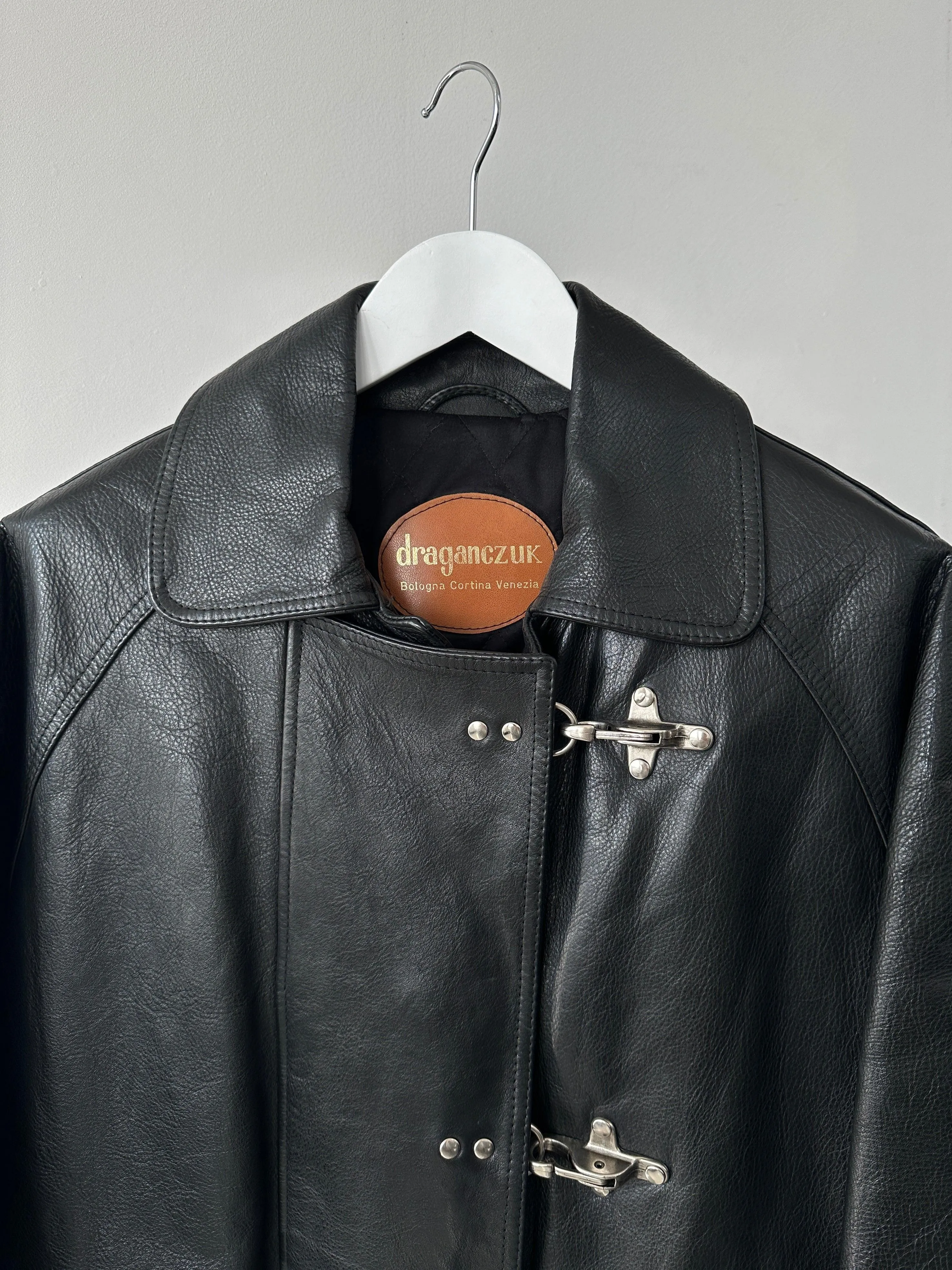 Vintage Hardware Leather Jacket - M