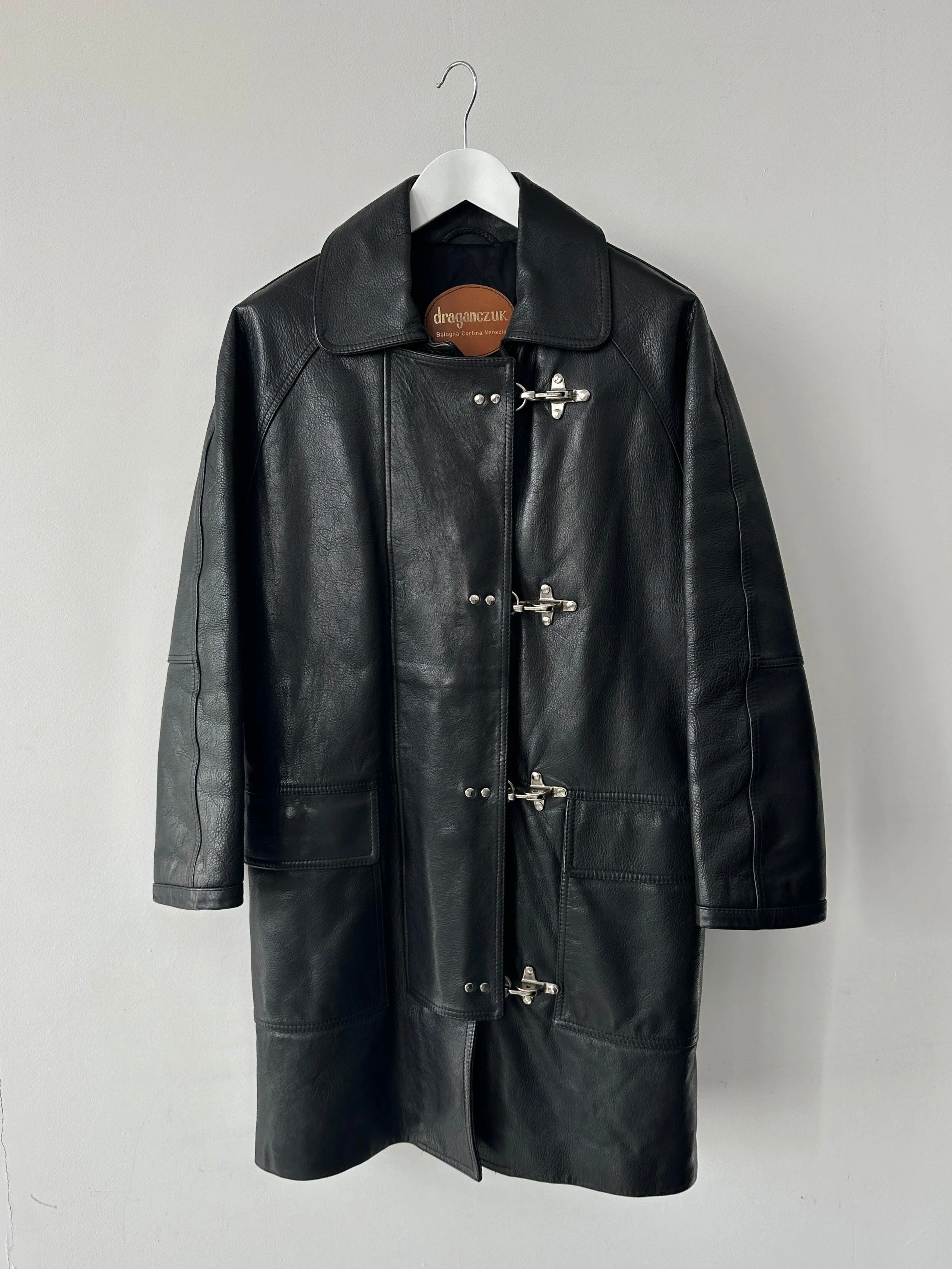 Vintage Hardware Leather Jacket - M