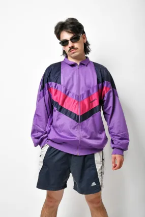 Vintage purple track jacket