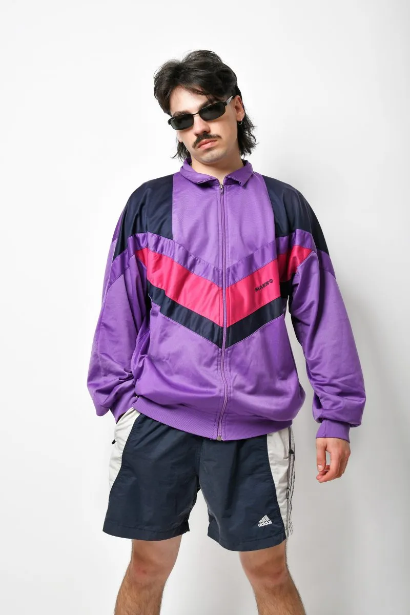 Vintage purple track jacket