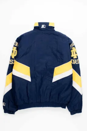 Vintage Spellout Notre Dame Quilted Starter Jacket