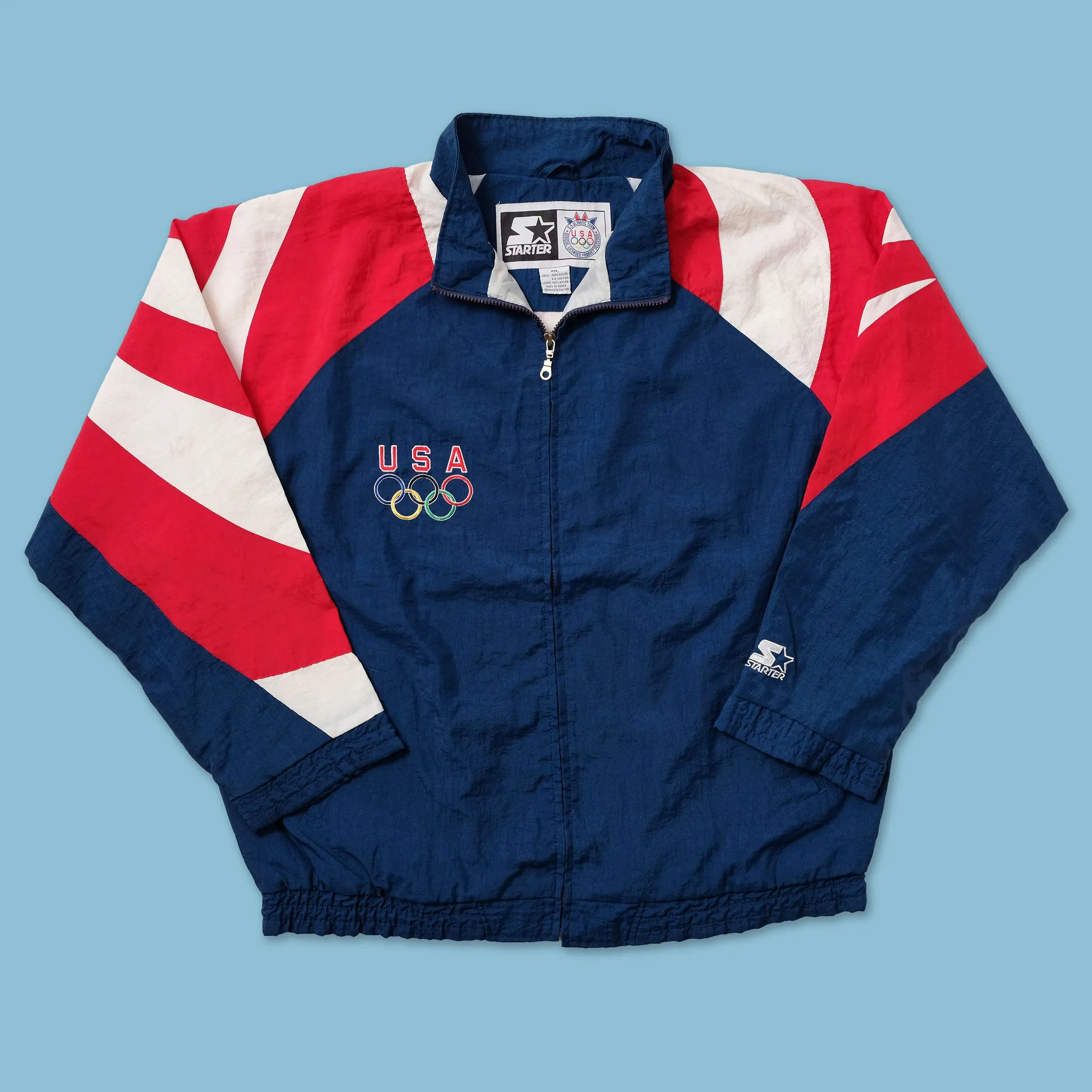 Vintage Starter Olympics USA Light Jacket XXL