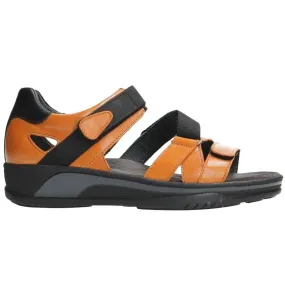 Wolky Desh Sandal Orange Savana Leather 0105530550 (Women's)