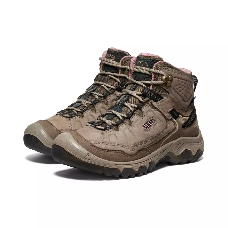 Women's Targhee IV Waterproof Hiking Boot  |  Brindle/Nostalgia Rose