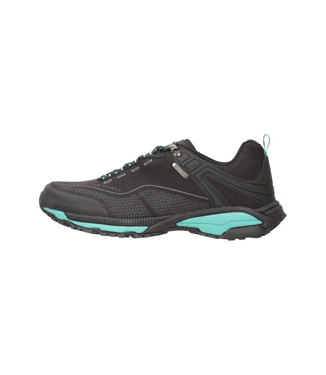 Womens/ladies collie waterproof running trainers black Mountain Warehouse