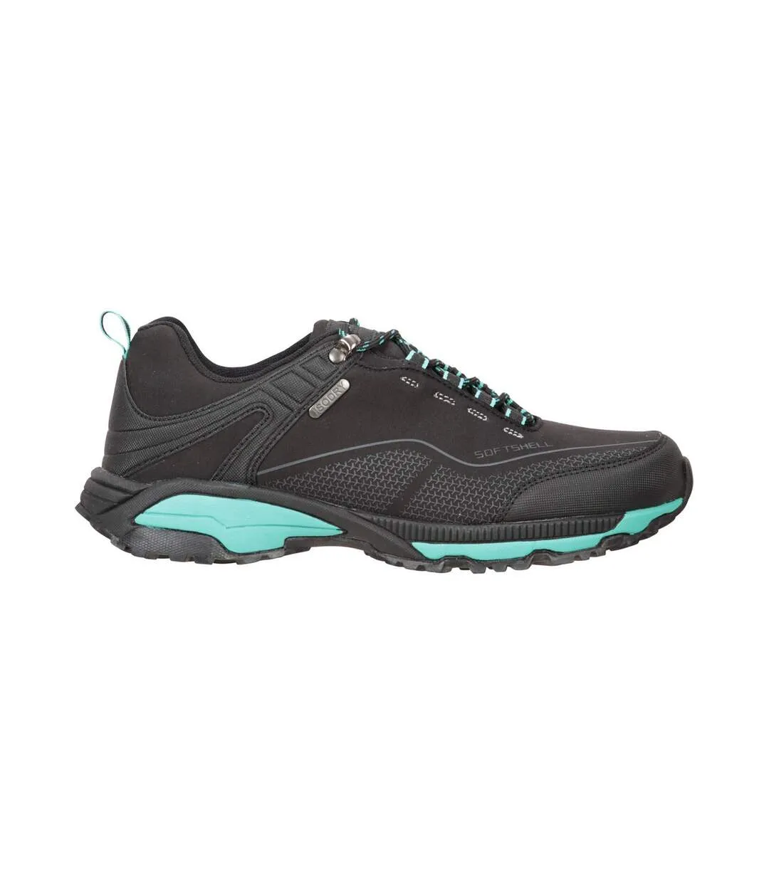 Womens/ladies collie waterproof running trainers black Mountain Warehouse