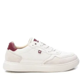 XTI -  143329 Mens Sneaker - White/Burgundy